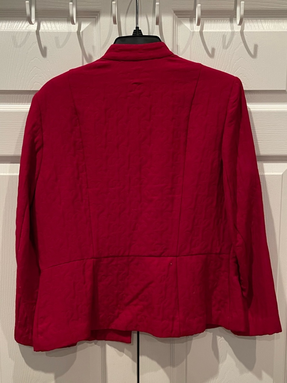 Women’s Red Quilted Jacket - Size 10 - Picture 2 of 3